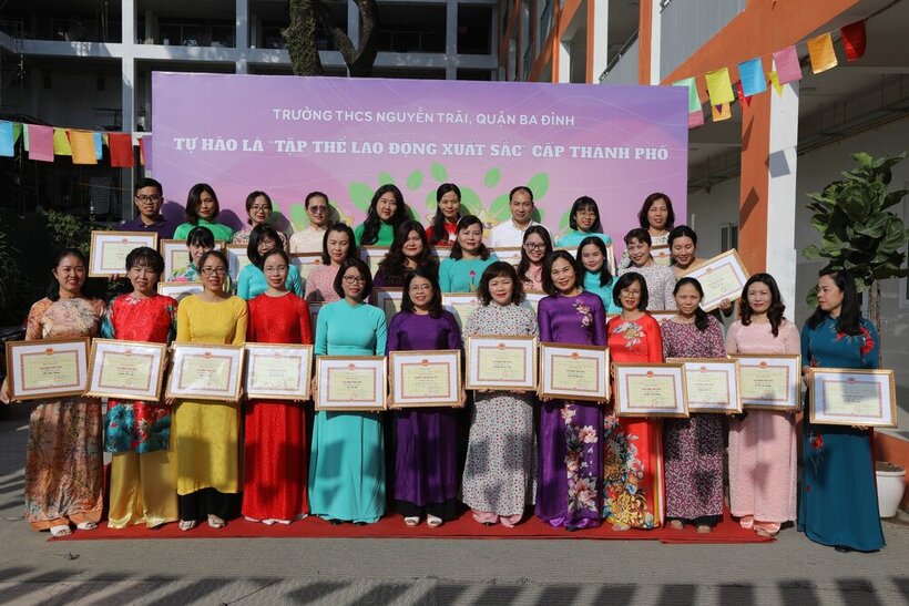Tổ Tự nhiên 1 trường THCS Nguyễn Trãi đã hoàn thành xuất sắc nhiệm vụ giáo dục của học kì 1 năm học 2023 – 2024